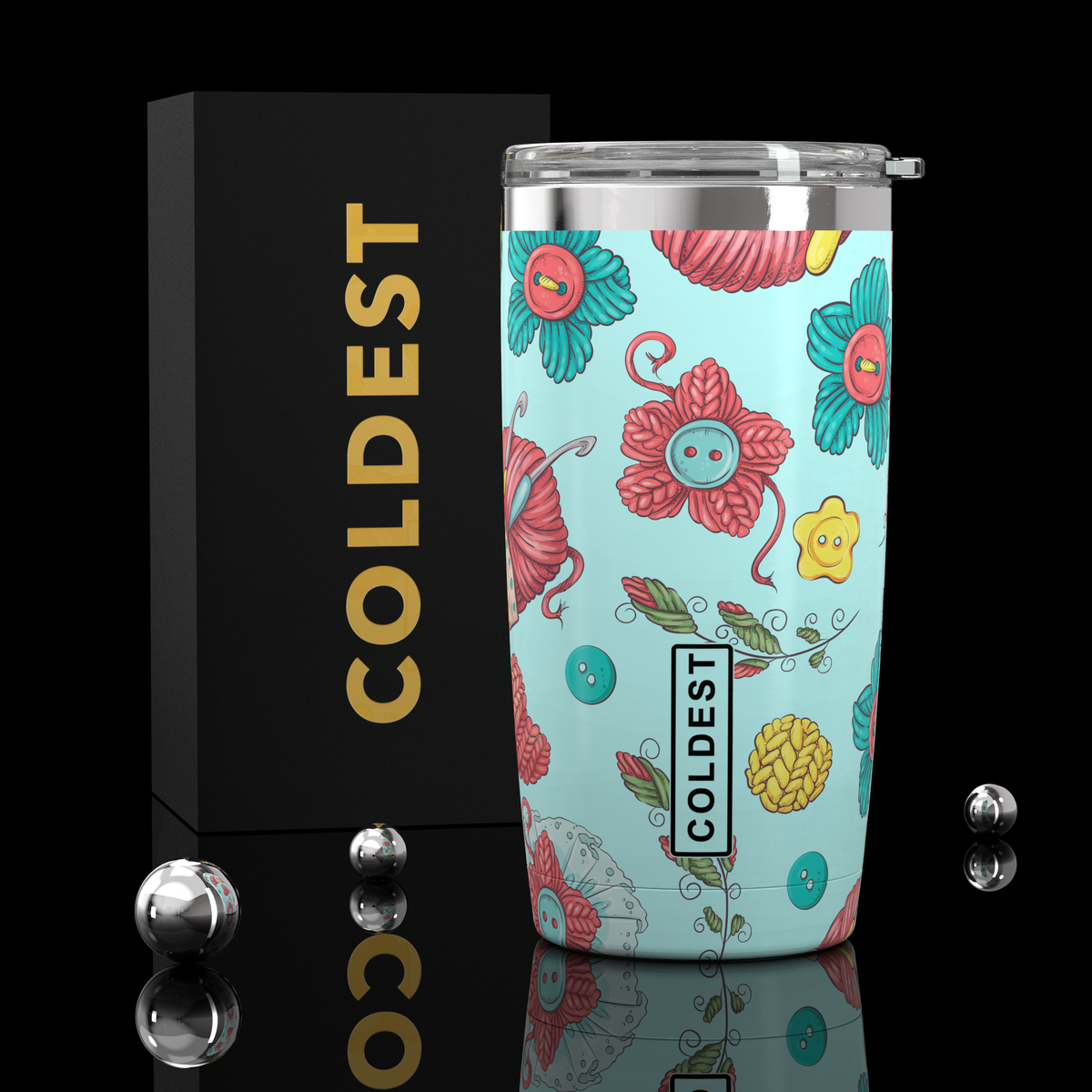 COLDEST 20 oz Tumbler v2 | Insulated Coffee Tumbler