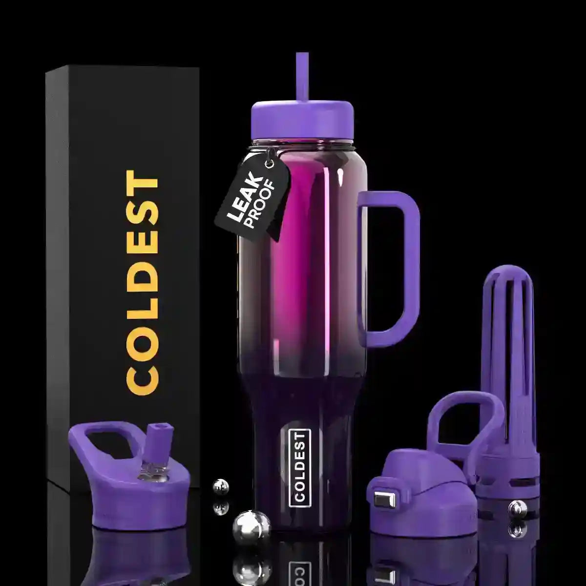 COLDEST 46 oz Limitless Ultra v8 | Insulated Water Bottle