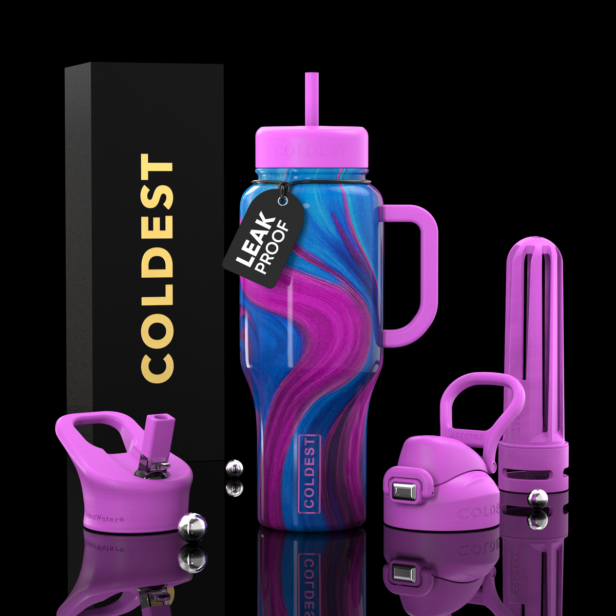 COLDEST 36 oz Limitless Ultra v8 | Insulated Water Bottle