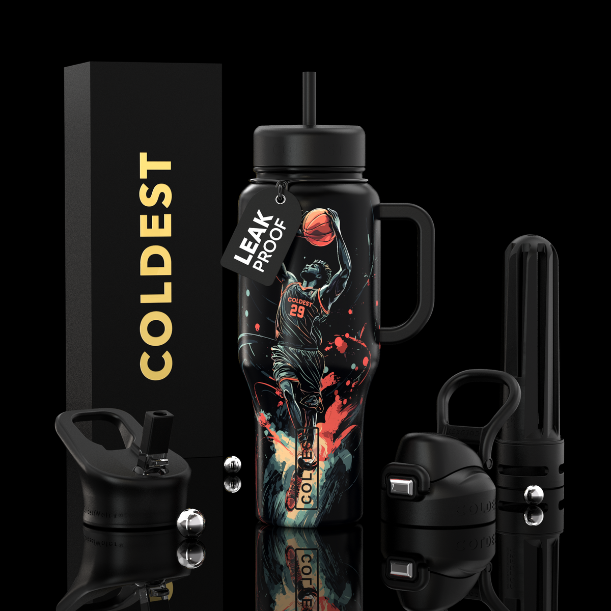COLDEST 36 oz Limitless Ultra v8 | Insulated Water Bottle