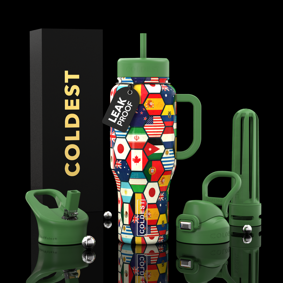 COLDEST 36 oz Limitless Ultra v8 | Insulated Water Bottle