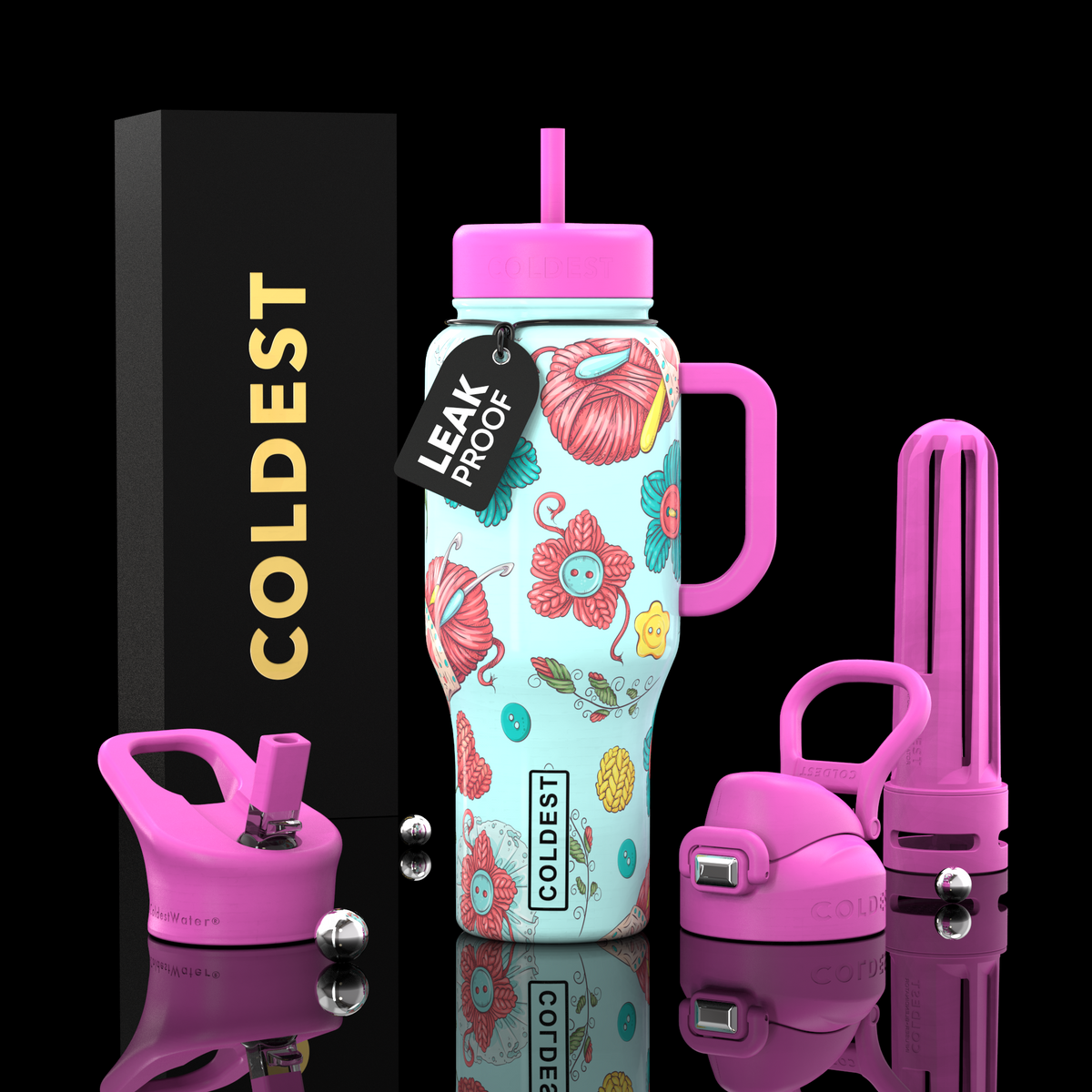 COLDEST 36 oz Limitless Ultra v8 | Insulated Water Bottle