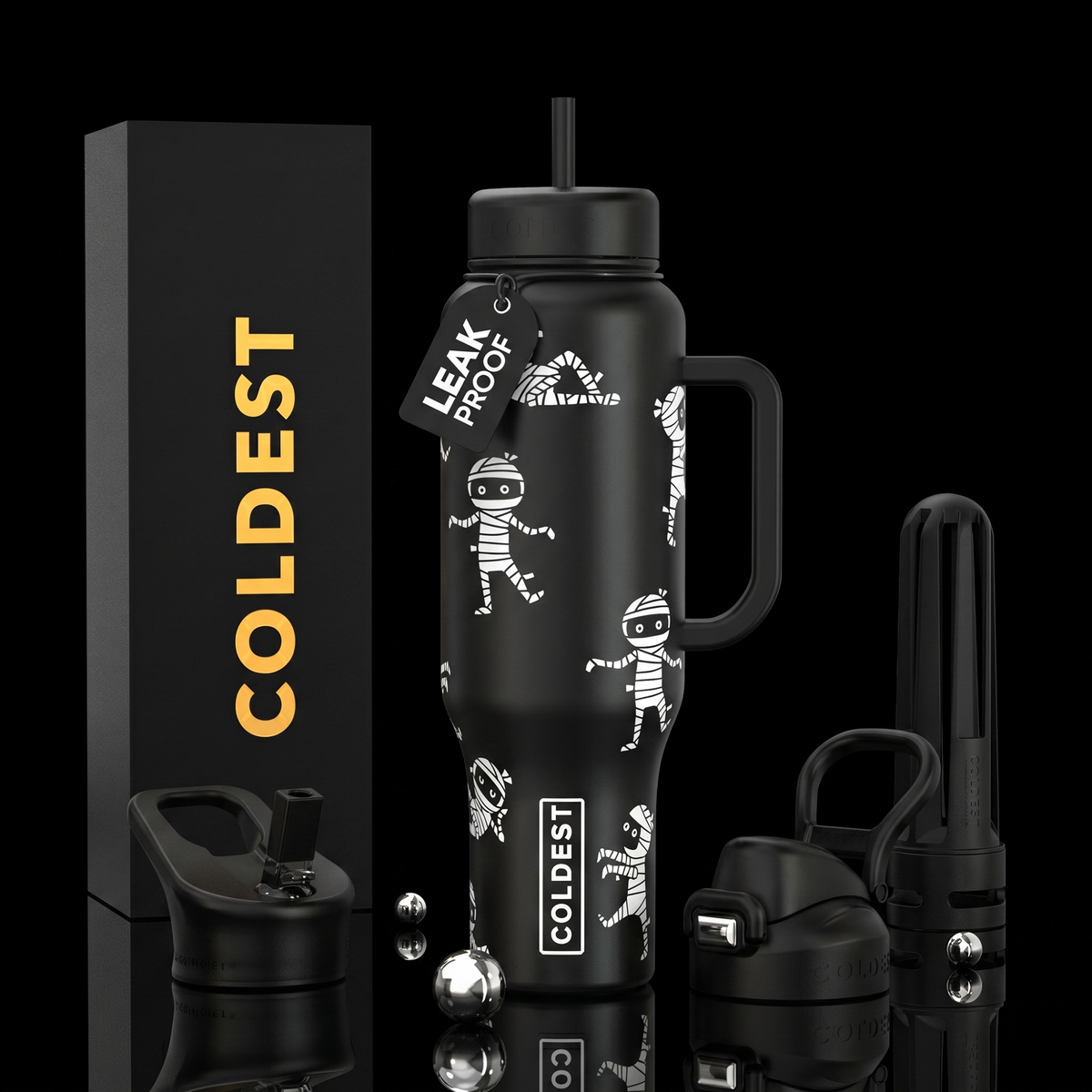 COLDEST 46 oz Limitless Ultra v8 | Insulated Water Bottle