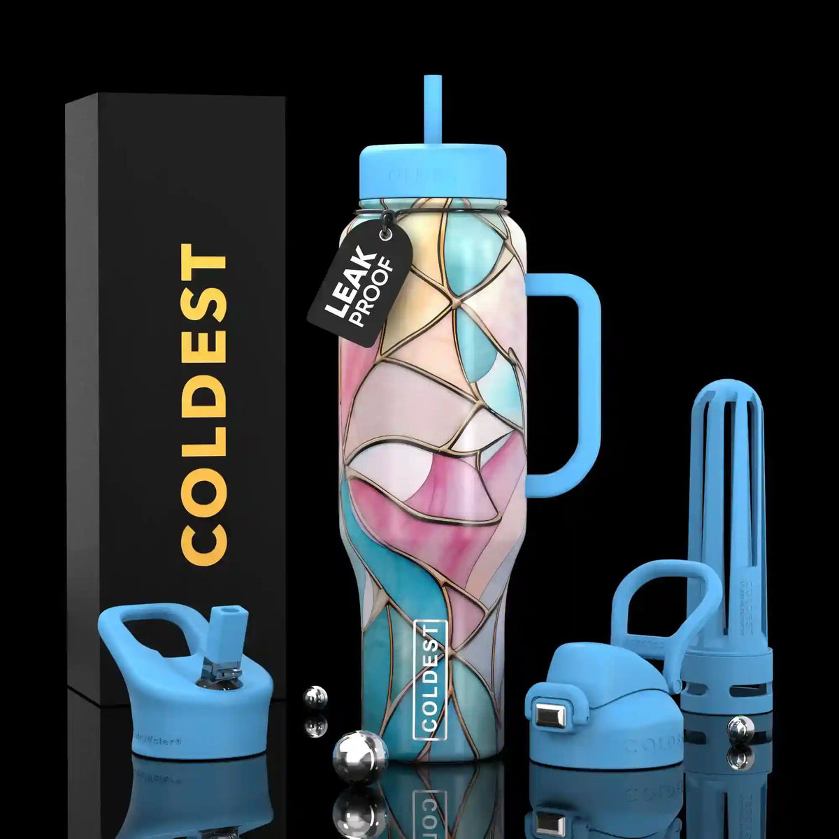 COLDEST 46 oz Limitless Ultra v8 | Insulated Water Bottle
