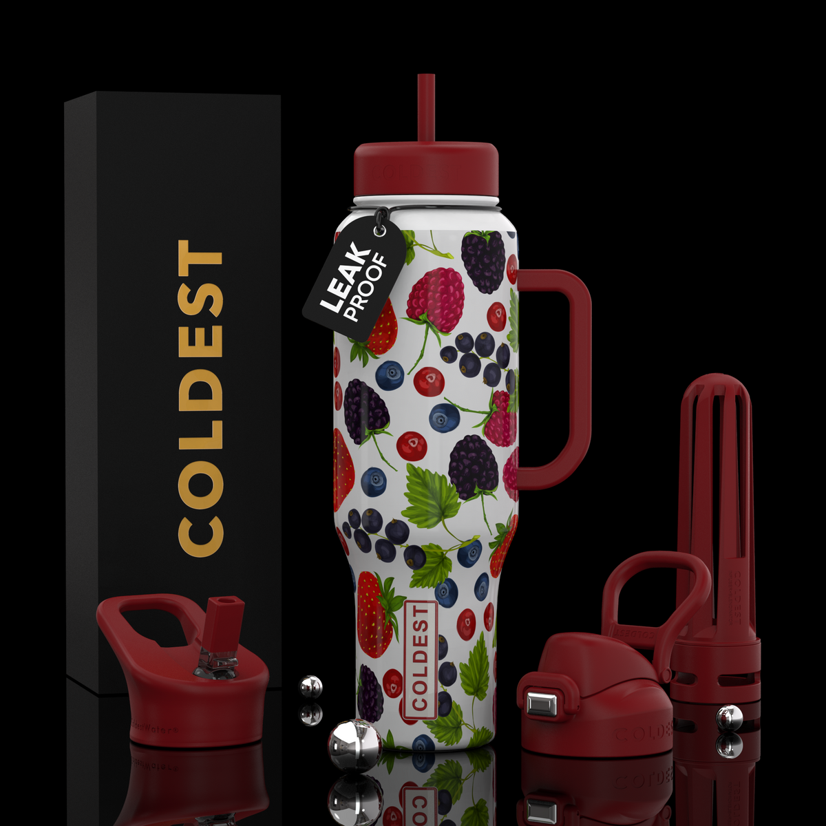 COLDEST 46 oz Limitless Ultra v8 | Insulated Water Bottle