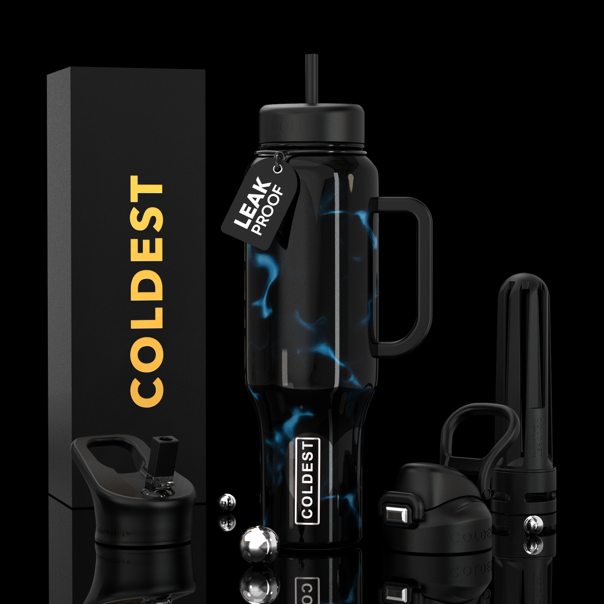 COLDEST 46 oz Limitless Ultra v8 | Insulated Water Bottle
