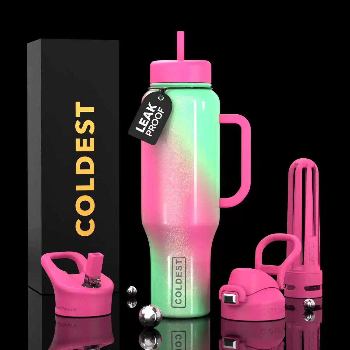 COLDEST 46 oz Limitless Ultra v8 | Insulated Water Bottle
