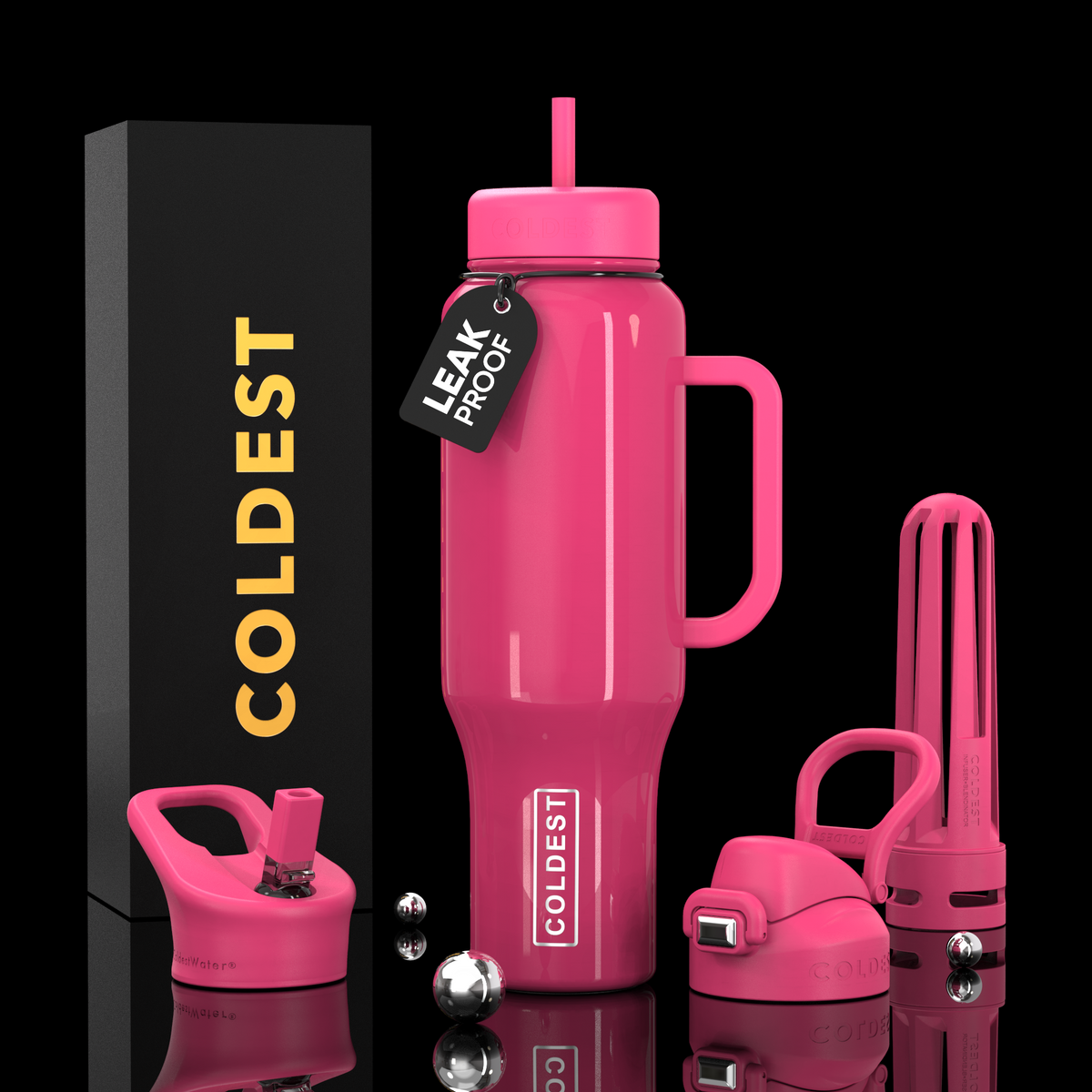 COLDEST 46 oz Limitless Ultra v8 | Insulated Water Bottle