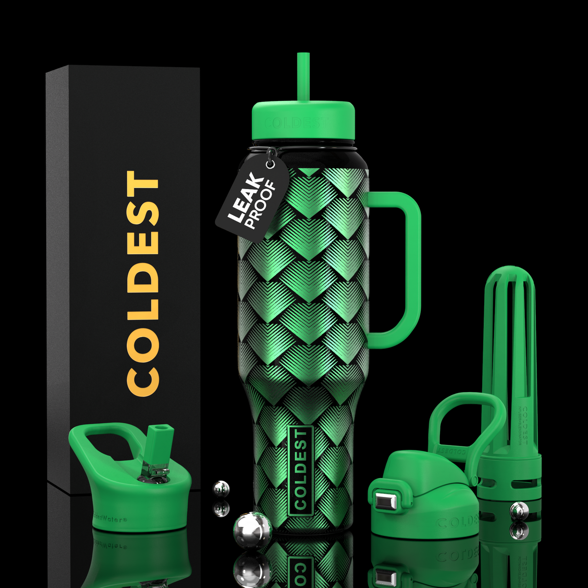 COLDEST 46 oz Limitless Ultra v8 | Insulated Water Bottle