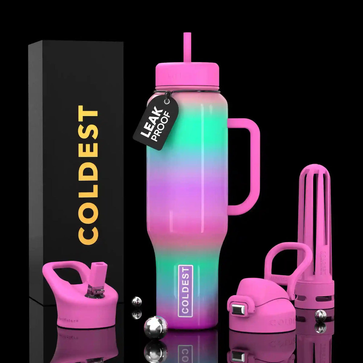 COLDEST 46 oz Limitless Ultra v8 | Insulated Water Bottle