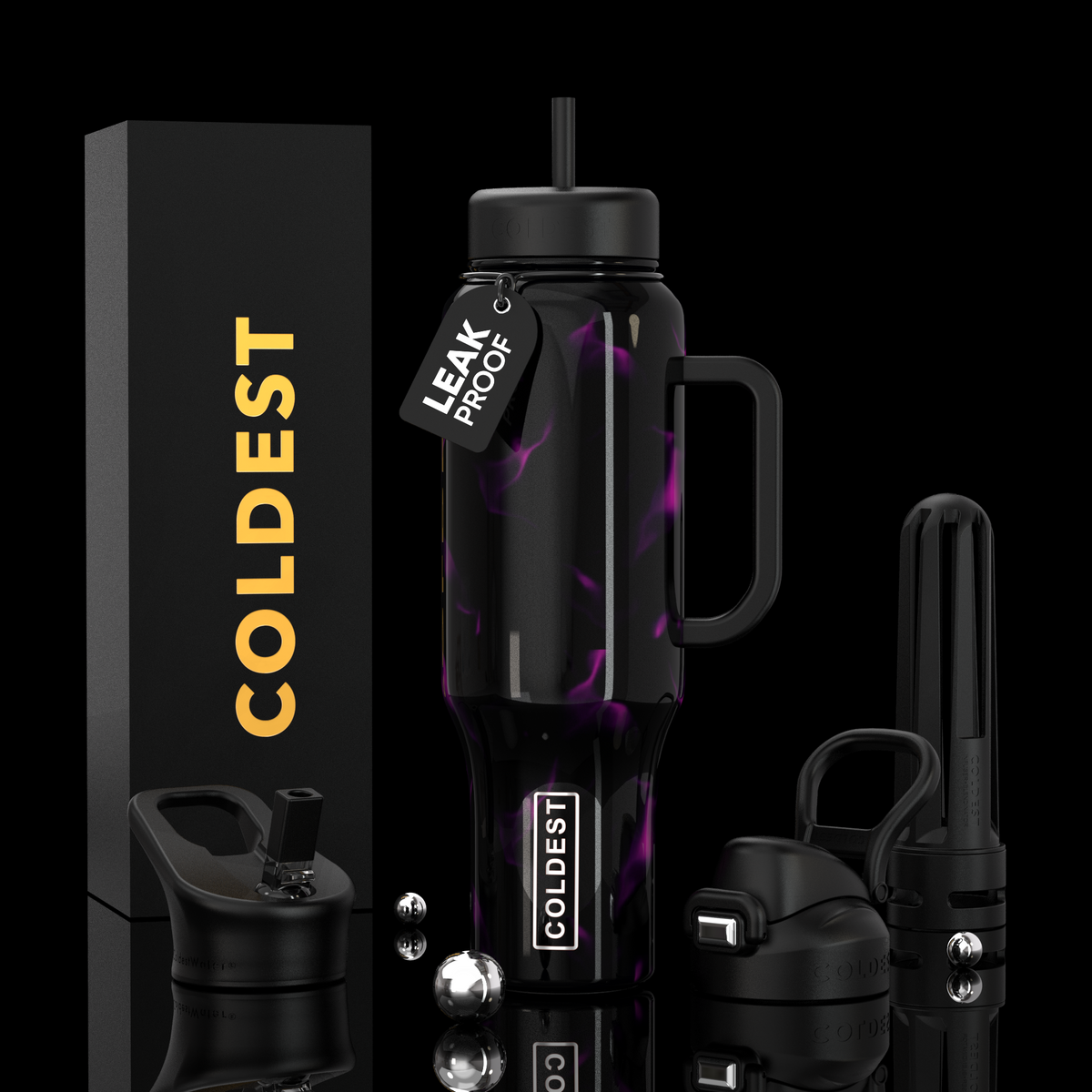 COLDEST 46 oz Limitless Ultra v8 | Insulated Water Bottle