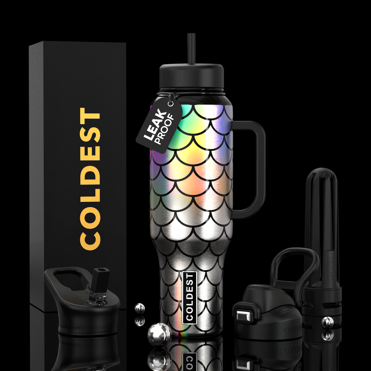 COLDEST 46 oz Limitless Ultra v8 | Insulated Water Bottle