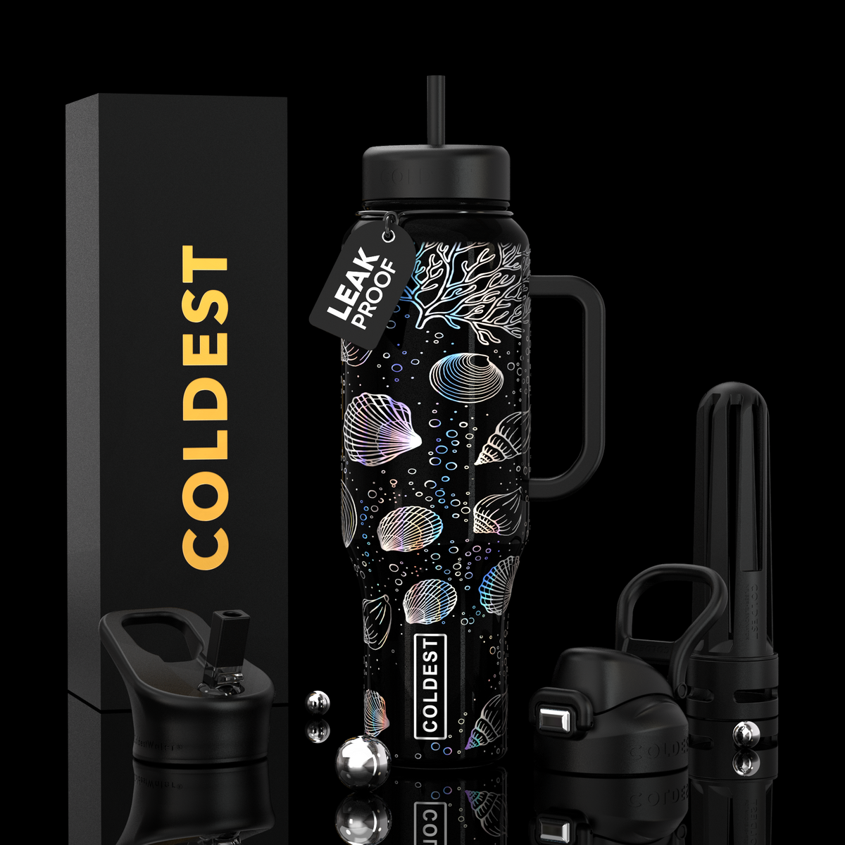 COLDEST 46 oz Limitless Ultra v8 | Insulated Water Bottle