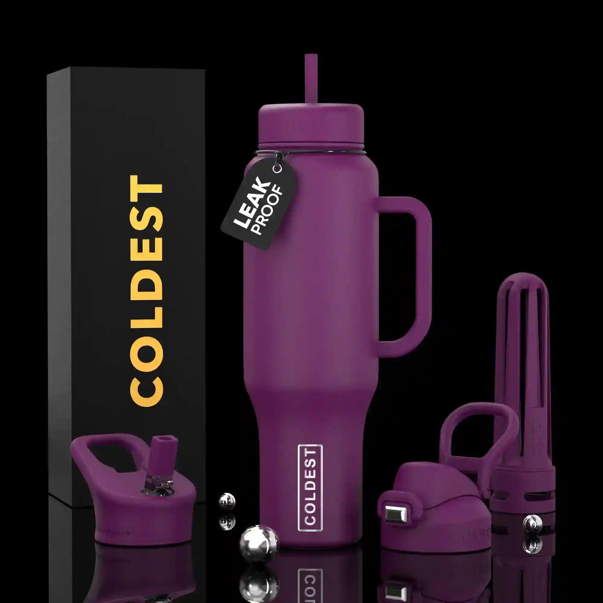 COLDEST 46 oz Limitless Ultra v8 | Insulated Water Bottle