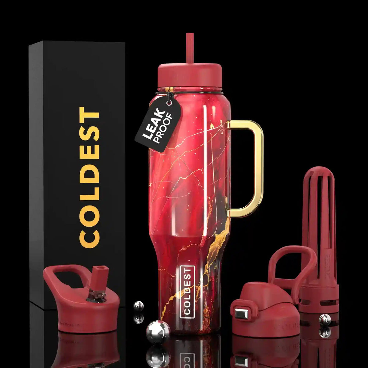 COLDEST 46 oz Limitless Ultra v8 | Insulated Water Bottle
