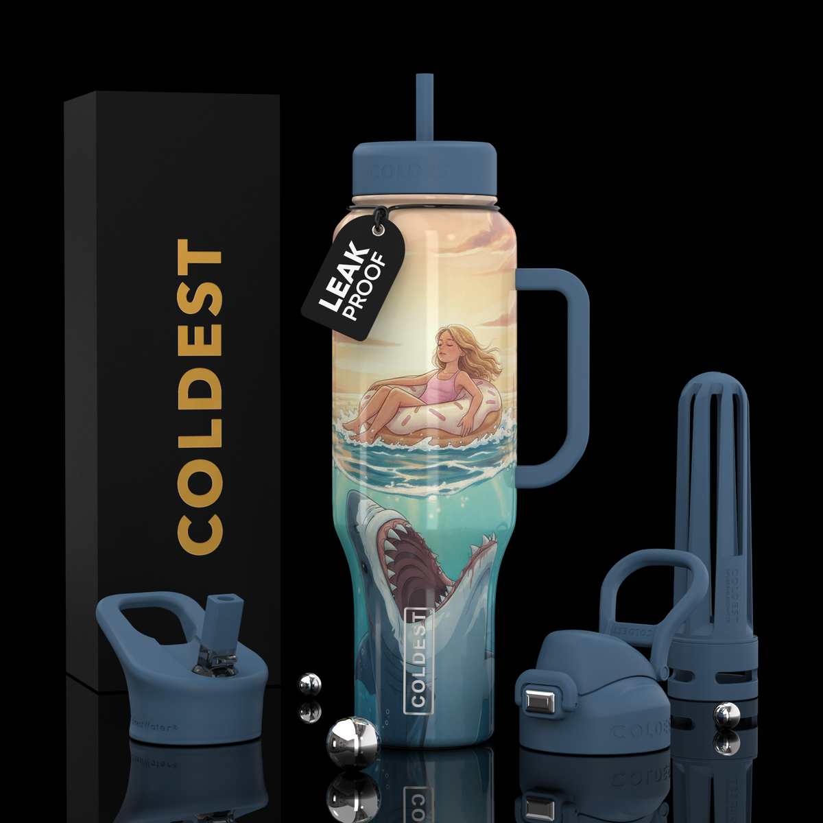 COLDEST 46 oz Limitless Ultra v8 | Insulated Water Bottle