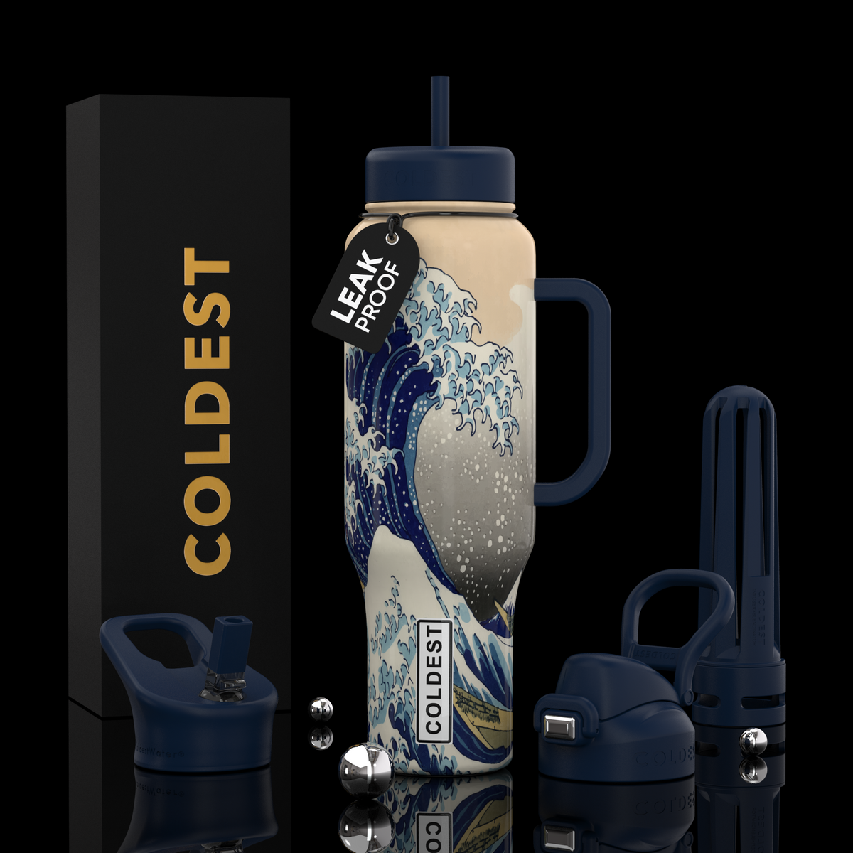 COLDEST 46 oz Limitless Ultra v8 | Insulated Water Bottle