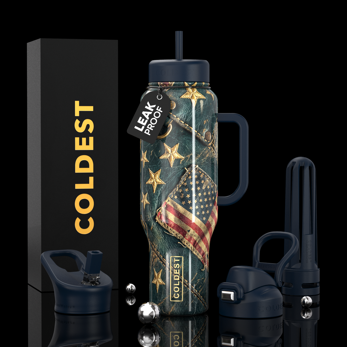 COLDEST 46 oz Limitless Ultra v8 | Insulated Water Bottle