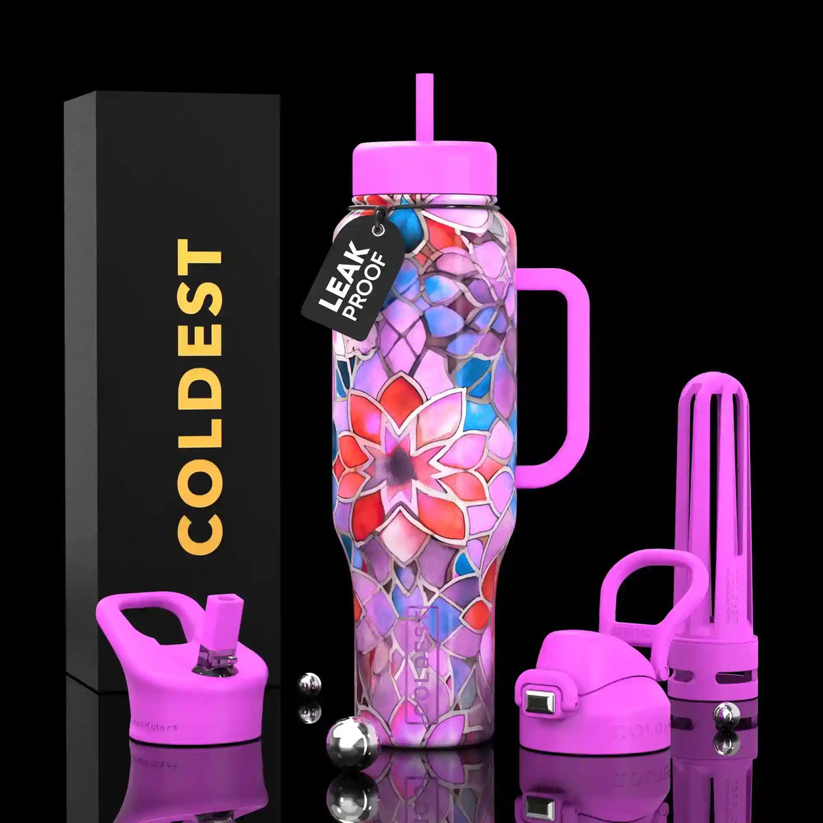 COLDEST 46 oz Limitless Ultra v8 | Insulated Water Bottle