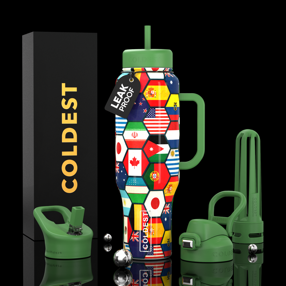 COLDEST 46 oz Limitless Ultra v8 | Insulated Water Bottle