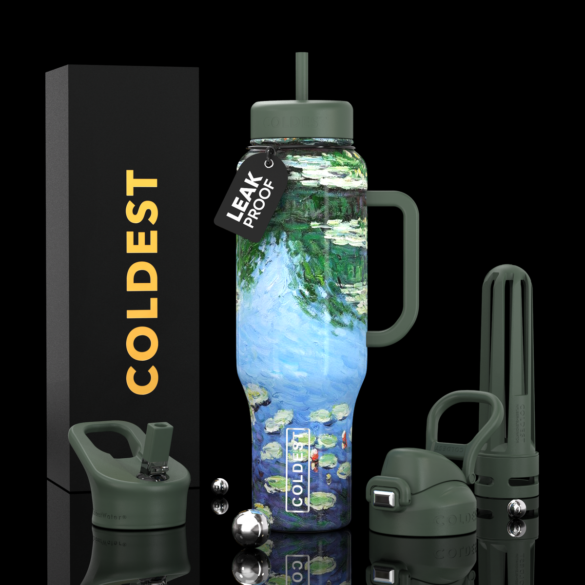 COLDEST 46 oz Limitless Ultra v8 | Insulated Water Bottle