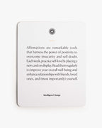 White card with text on a white background