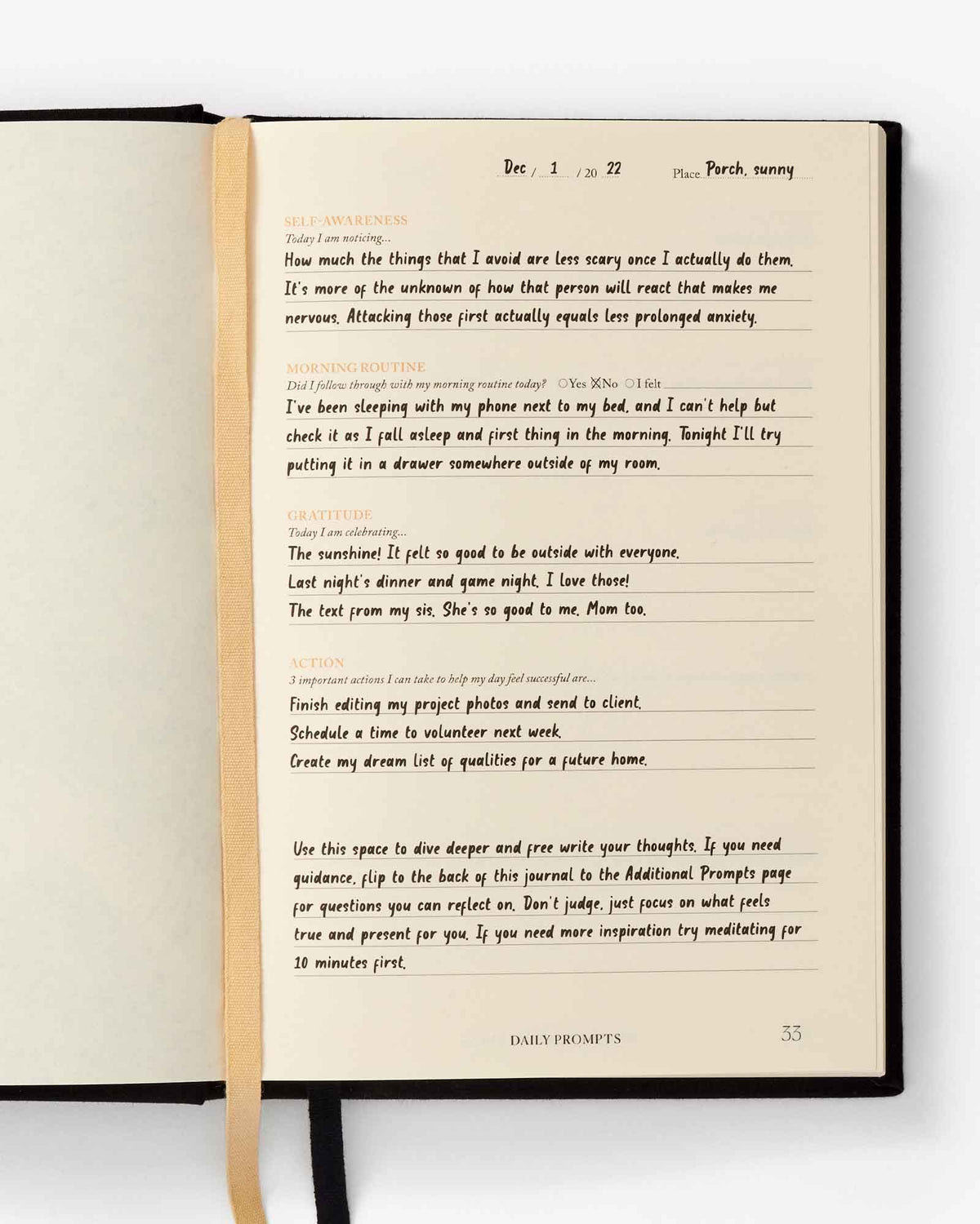Open book with text on a white background