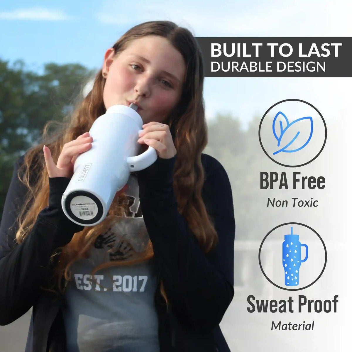COLDEST 46 oz Limitless Ultra v8 | Insulated Water Bottle