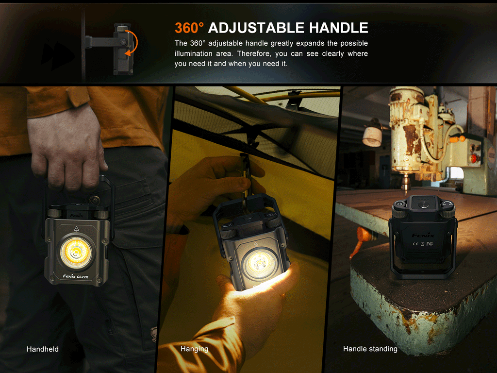 Fenix CL27R Rechargeable Camping Lantern & Spotlight