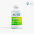 SensIQ Longevity supplement bottle on a white background