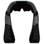 Black and gray neck massager on a white background