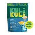 Kuli Kuli Organic Marine Glow Superfood Blend package with a free recipe eBook offer.