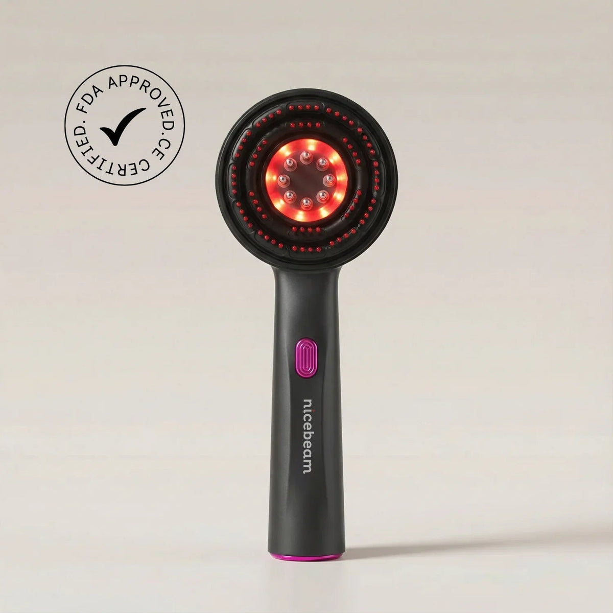 NiceBeam Red Light Scalp Massager | 3-in-1 Hair Care