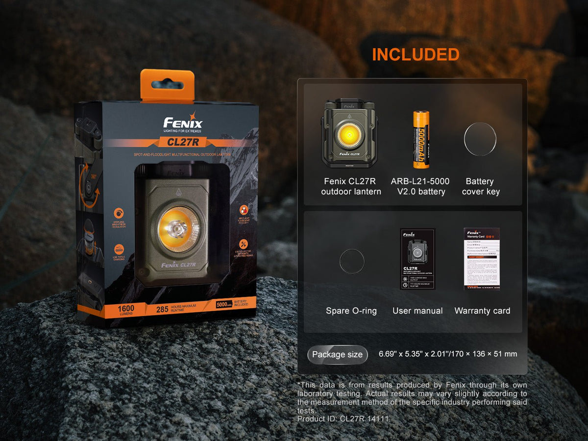 Fenix CL27R Rechargeable Camping Lantern & Spotlight