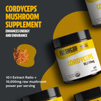 Cordyceps Mushroom Extract Powder | Energy & Performance | FreshCap