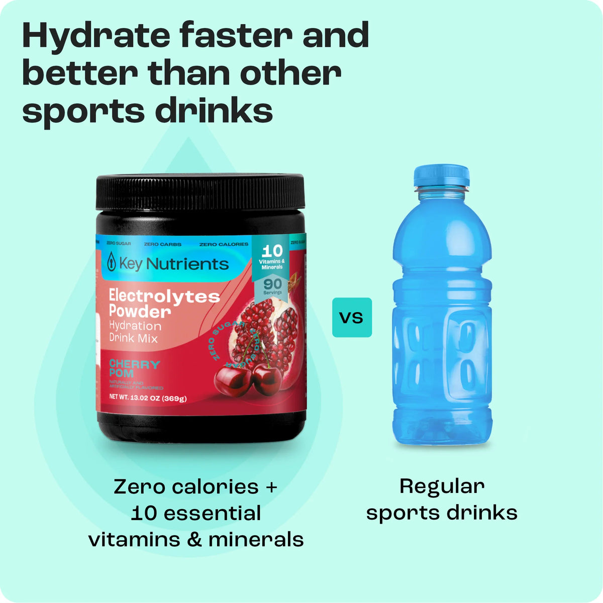 Sugar-Free Electrolyte Recovery Powder | Key Nutrients