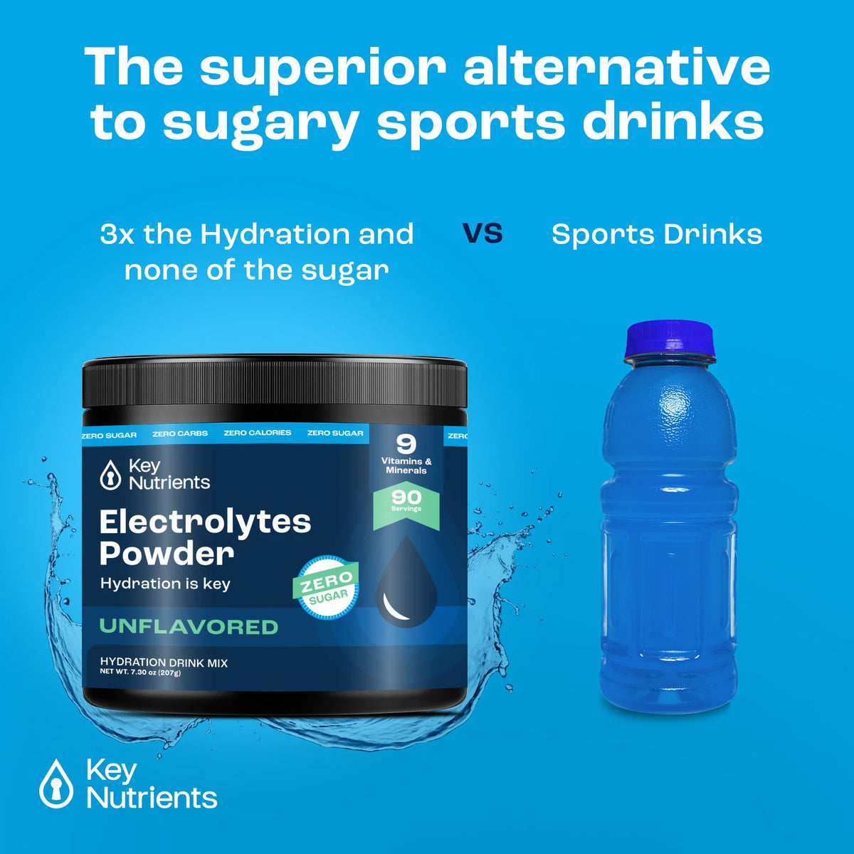Sugar-Free Electrolyte Recovery Powder | Key Nutrients