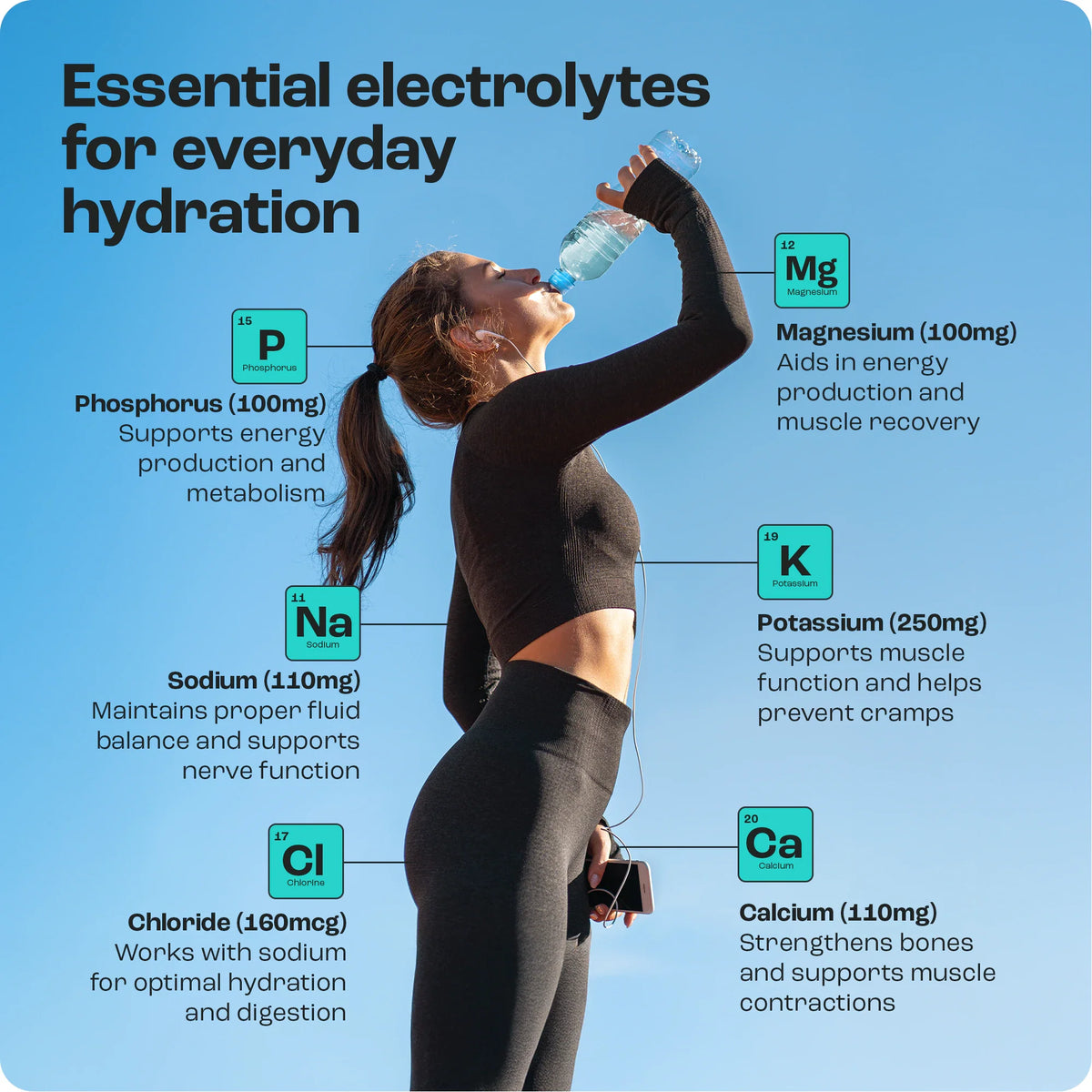 Sugar-Free Electrolyte Recovery Powder | Key Nutrients