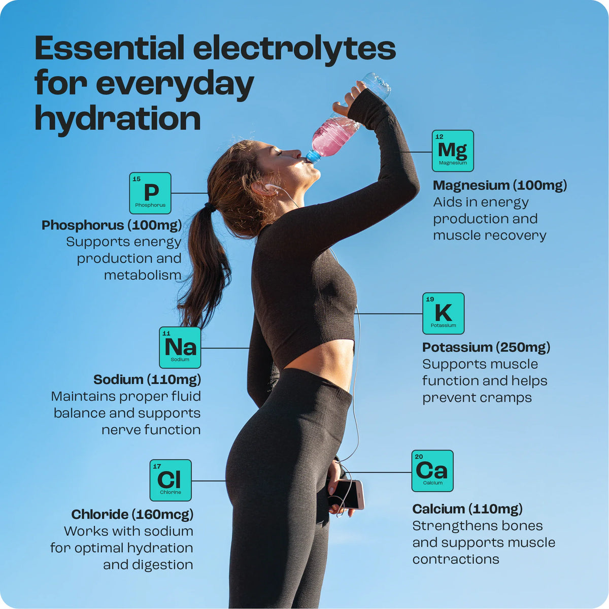 Sugar-Free Electrolyte Recovery Powder | Key Nutrients