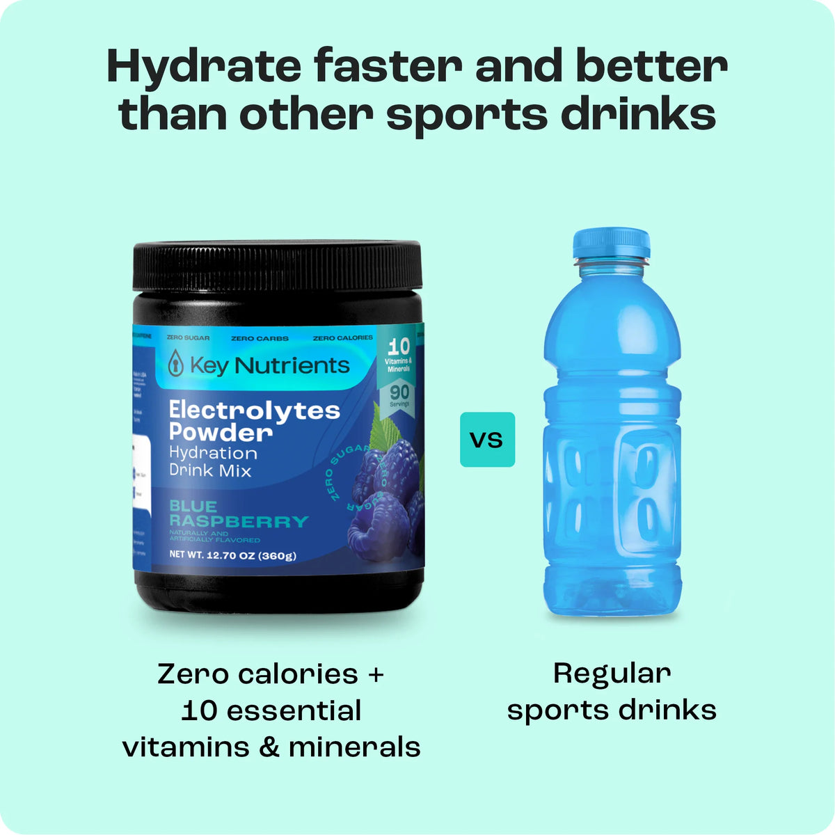Sugar-Free Electrolyte Recovery Powder | Key Nutrients