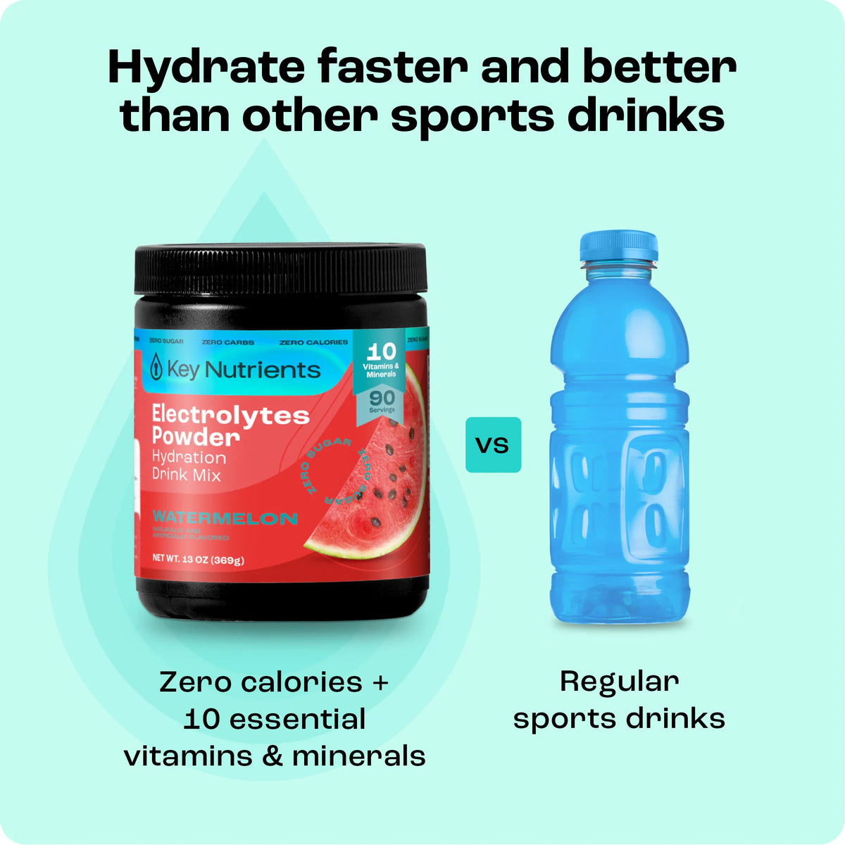 Sugar-Free Electrolyte Recovery Powder | Key Nutrients