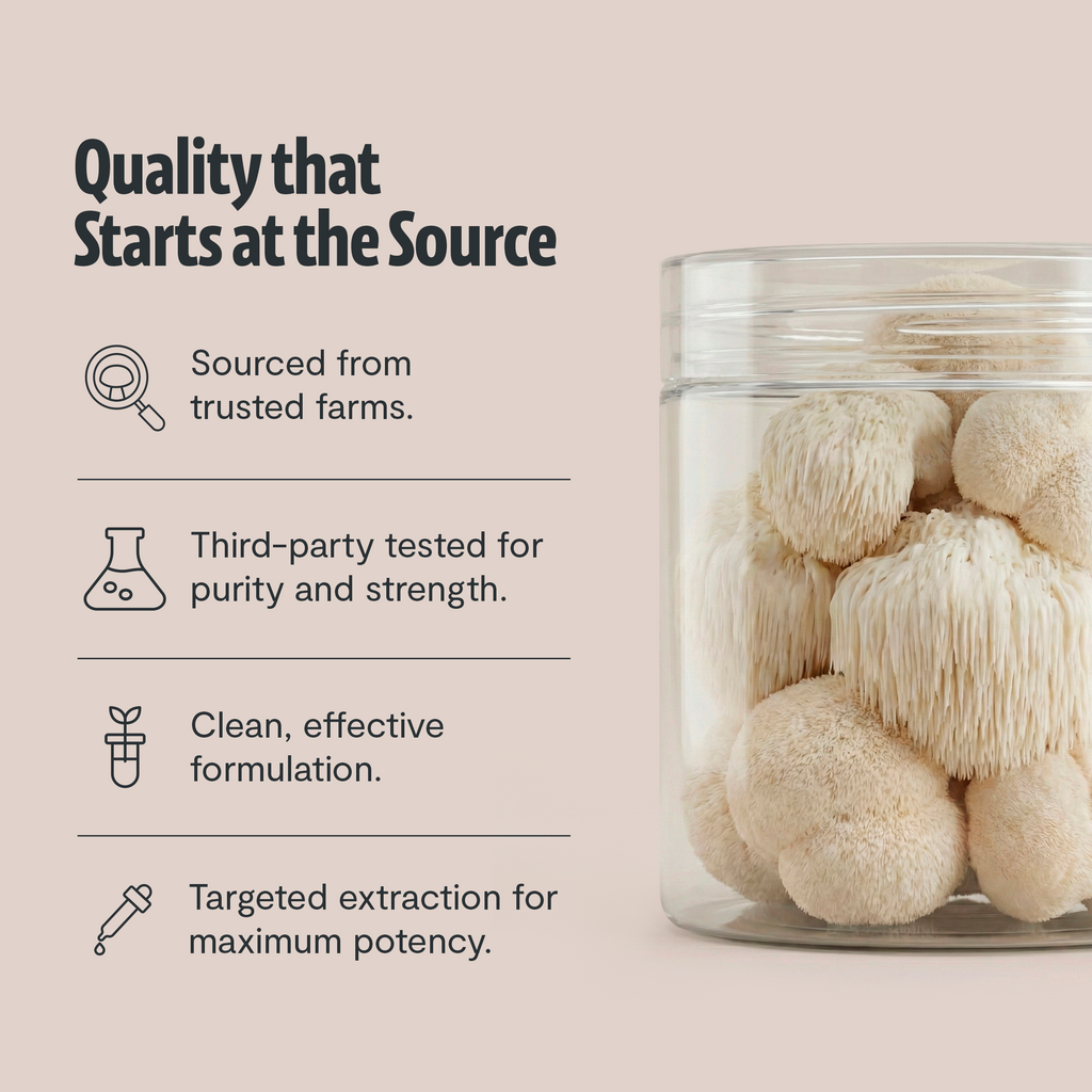 Organic Lion’s Mane Mushroom Powder | FreshCap