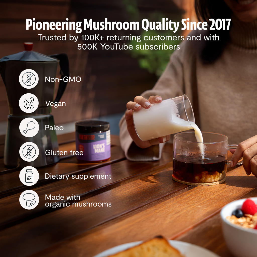 Organic Lion’s Mane Mushroom Powder | FreshCap