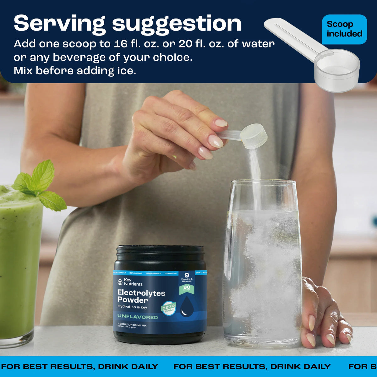 Sugar-Free Electrolyte Recovery Powder | Key Nutrients