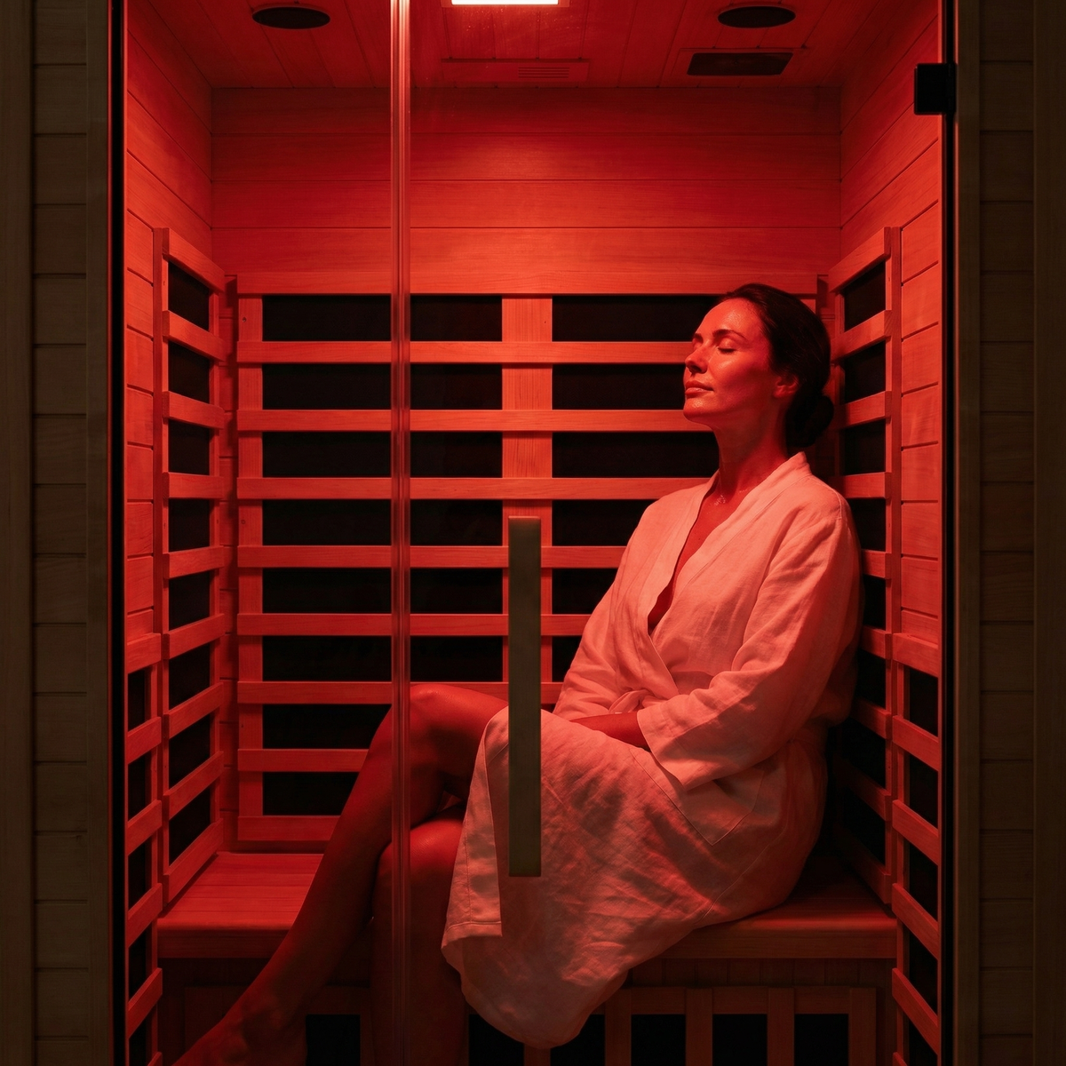 NiceBeam Infrared Sauna with Red Light Therapy | 1–2 Person