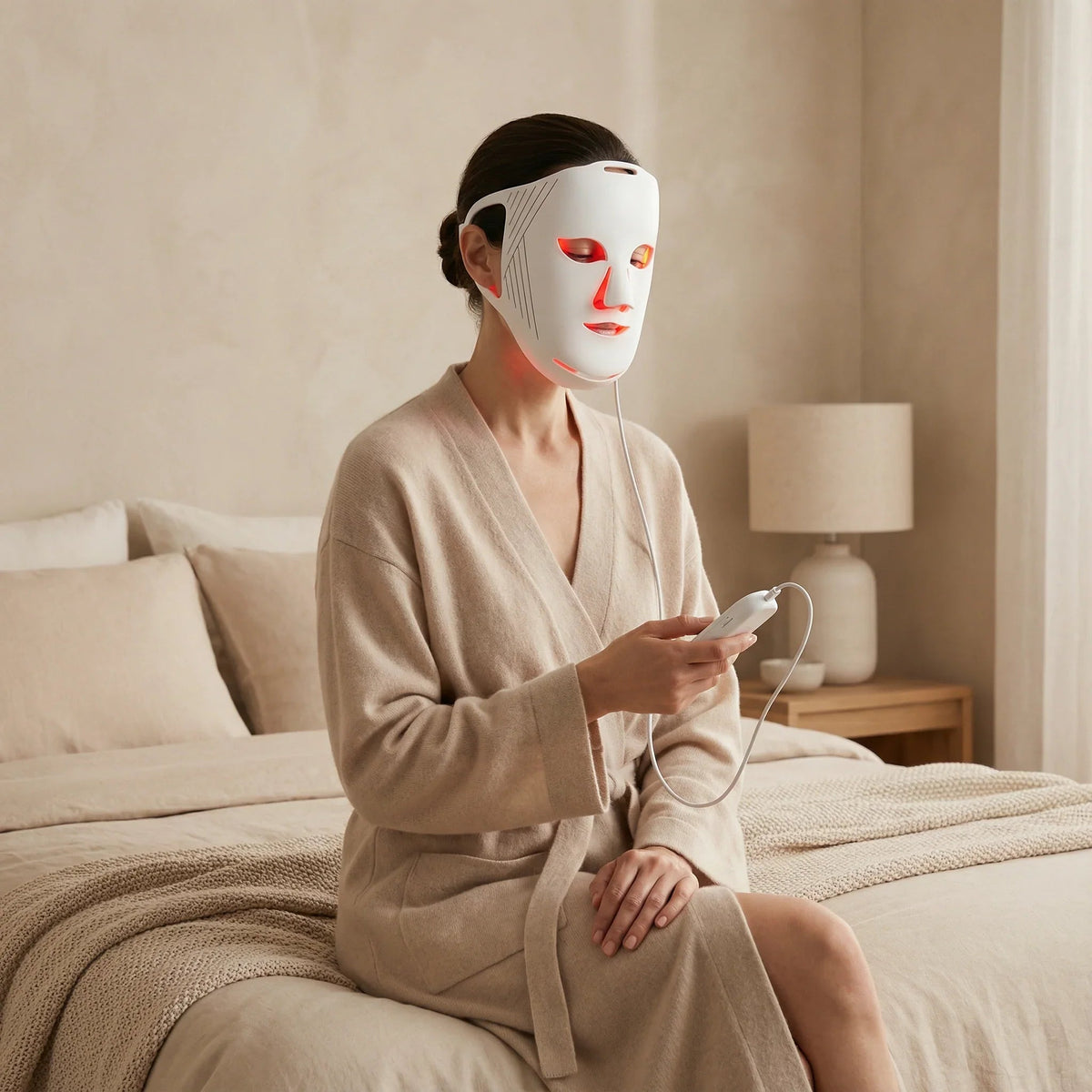 NiceBeam LED Red Light Therapy Face Mask | At-Home Skincare