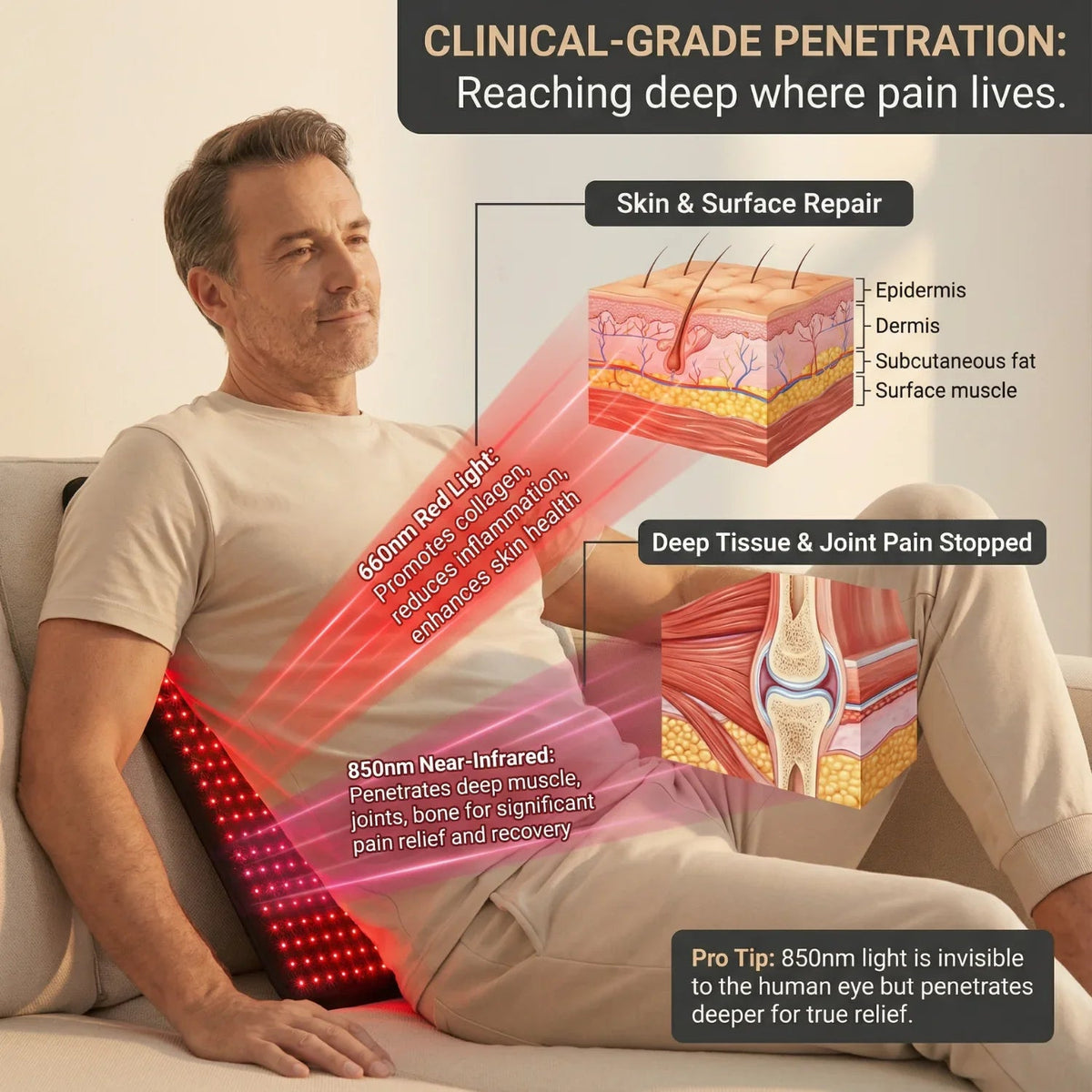 NiceBeam Full Body Red Light Therapy Ultra Pad