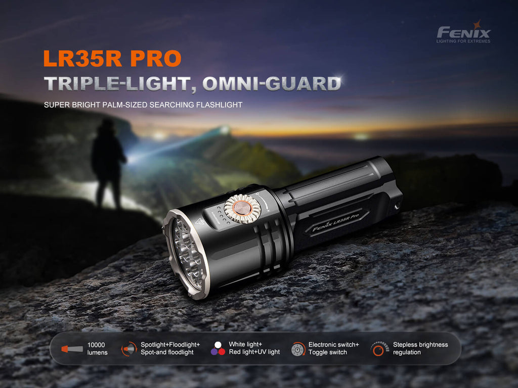 Fenix LR35R Pro Rechargeable Searchlight | 10,000 Lumens