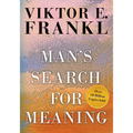 Book cover of 'Man's Search for Meaning' by Viktor E. Frankl with a colorful abstract design.
