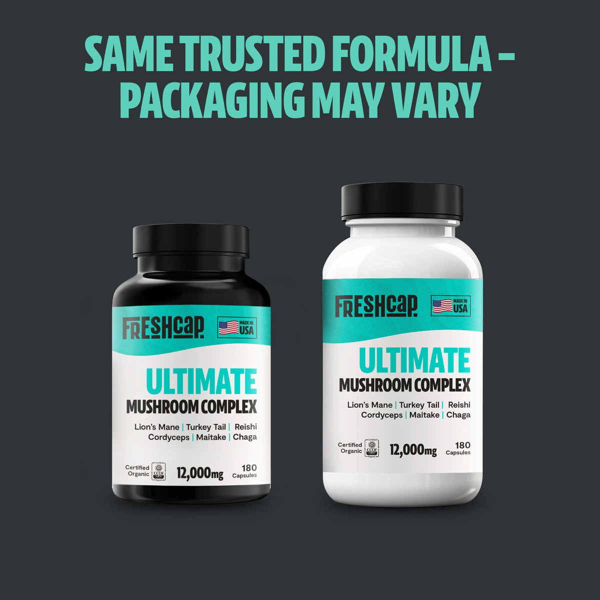 Organic Mushroom Complex Capsules | FreshCap Mushrooms